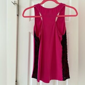 SO Pink & Lace Tank Top